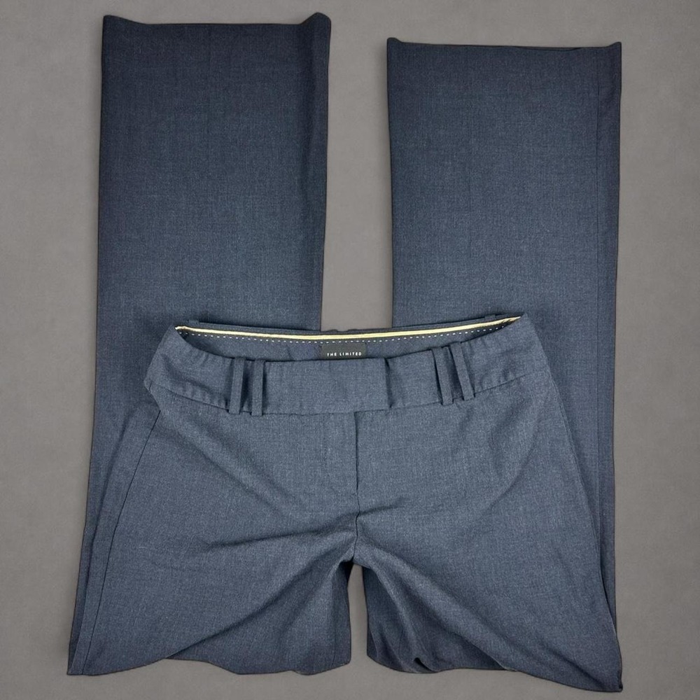 The Limited charcoal gray trouser pants flattering cassidy fit